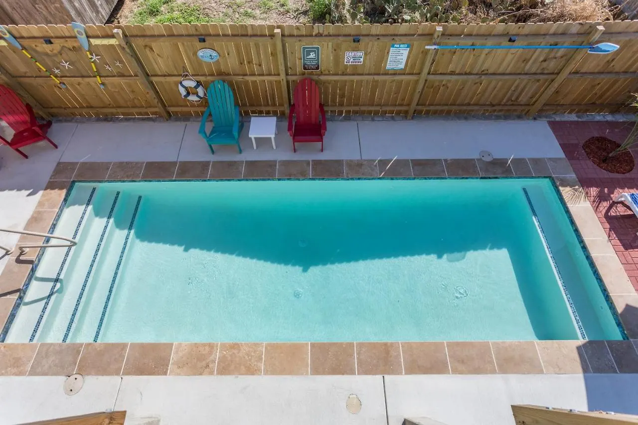 House Of Neptune Steps From The Sea And Private Pool South Padre Island