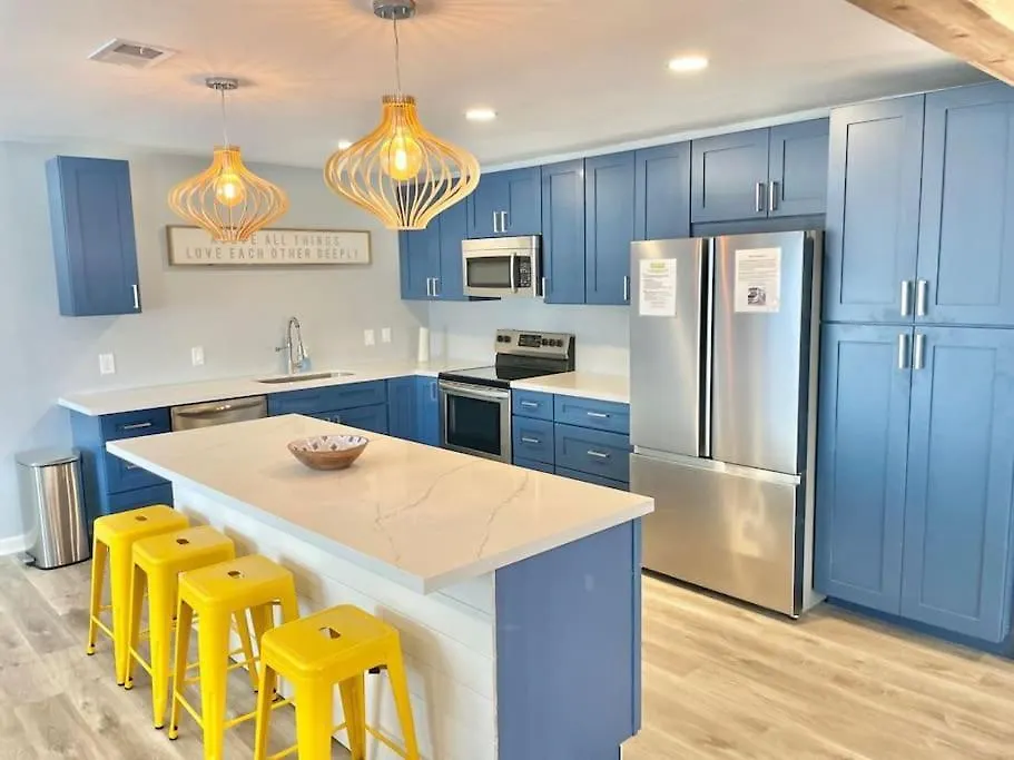 Nyaraló 4 Bedrooms House With Private Pool And 2 Min Walk To The - Zula Siesta House South Padre Island