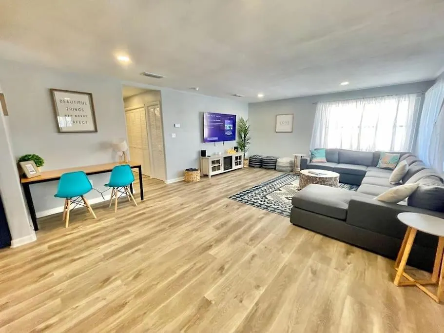 4 Bedrooms House With Private Pool And 2 Min Walk To The - Zula Siesta House Nyaraló South Padre Island