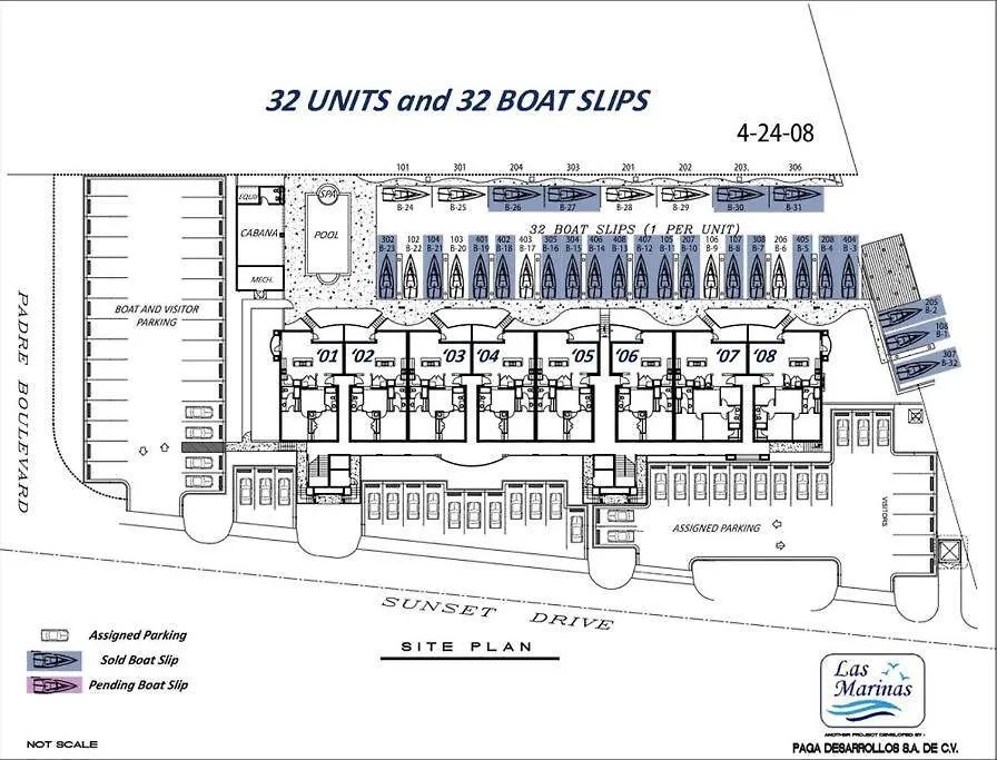 Marinas 303 Channelfront Boatslip, Waterview South Padre Island