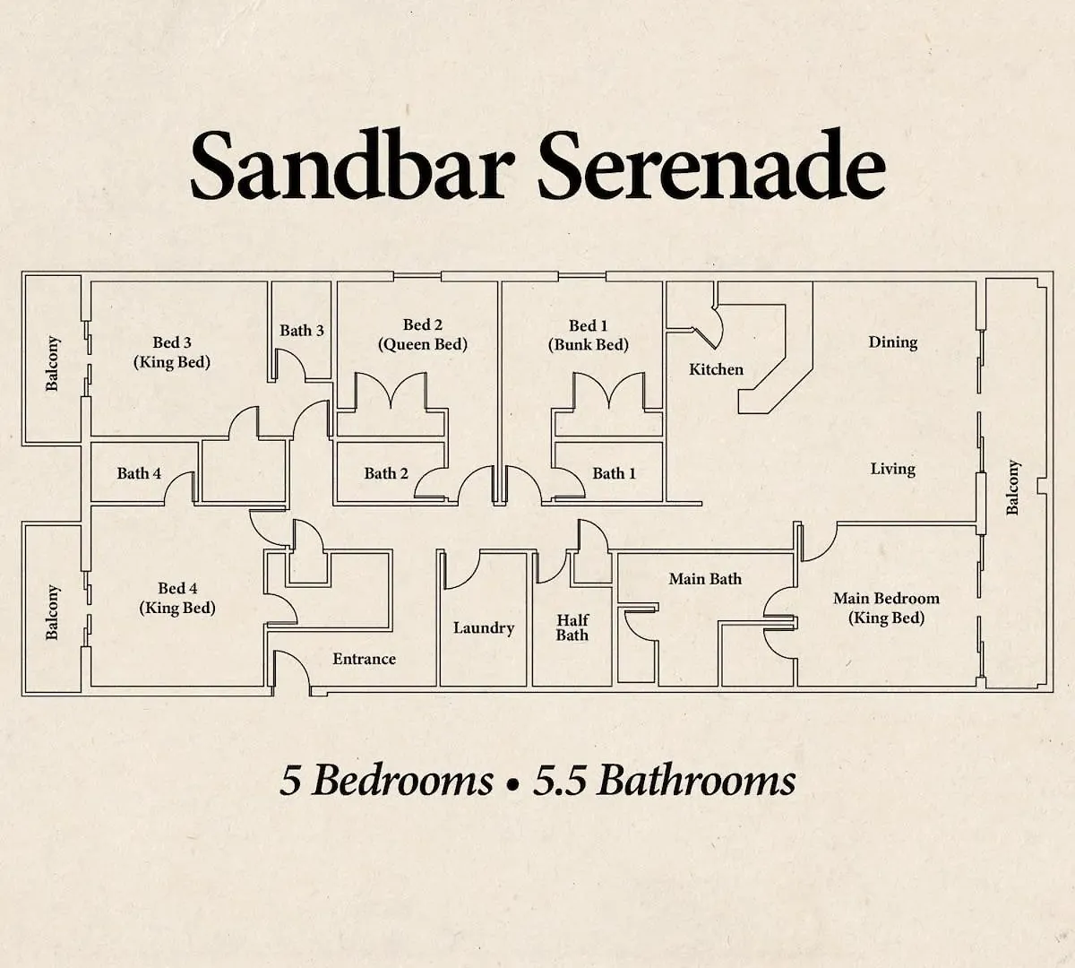 Apartment Sandbar Serenade