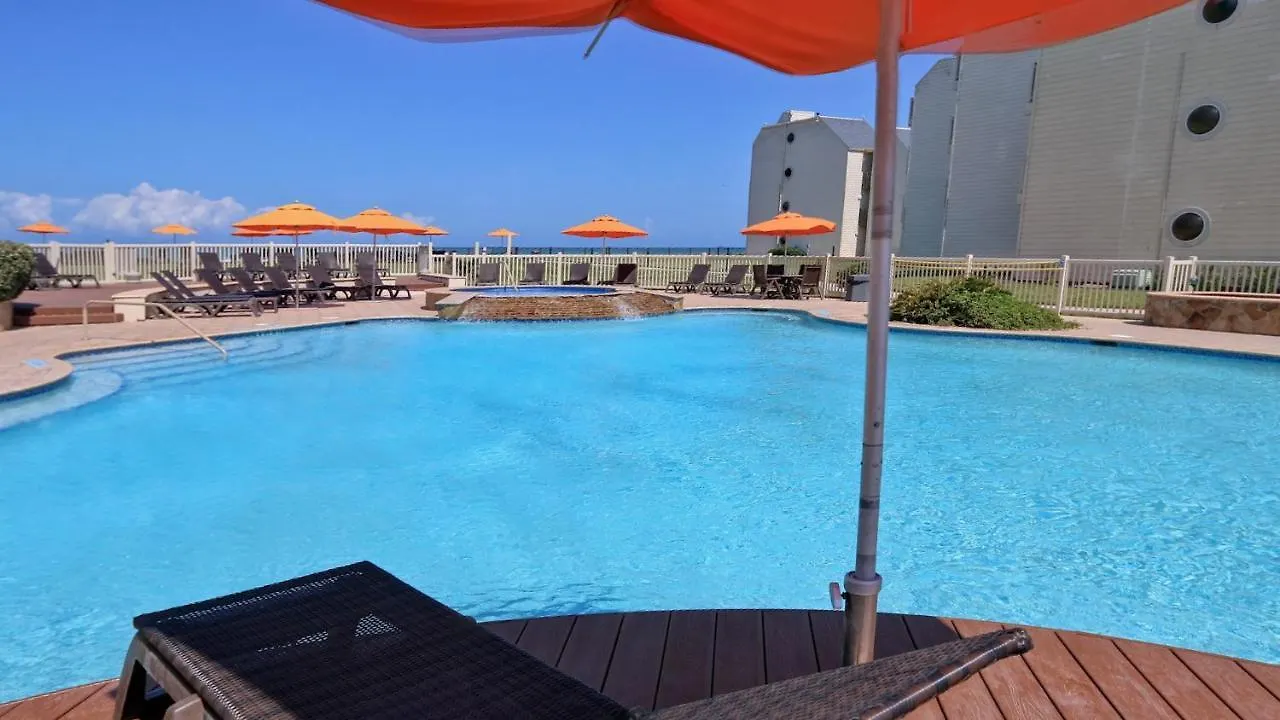 Дом отдыха Blue View Beauty! Beachfront Resort, Shared Pools & Jacuzzi Юг Падре Айленд